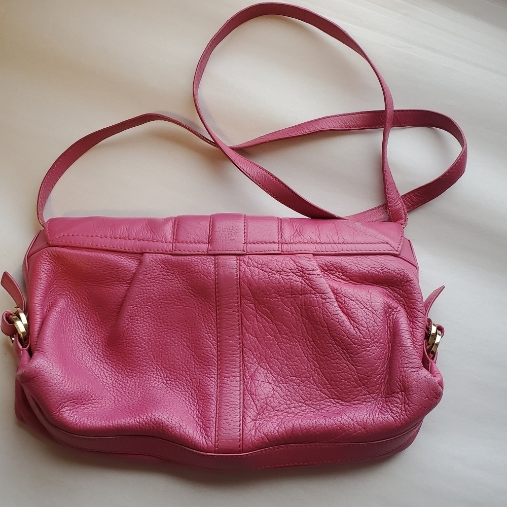 BVLGARI Chandler pink leather shoulder bag -. Italy. LOWEST PRICE ever! - Picture 3 of 14